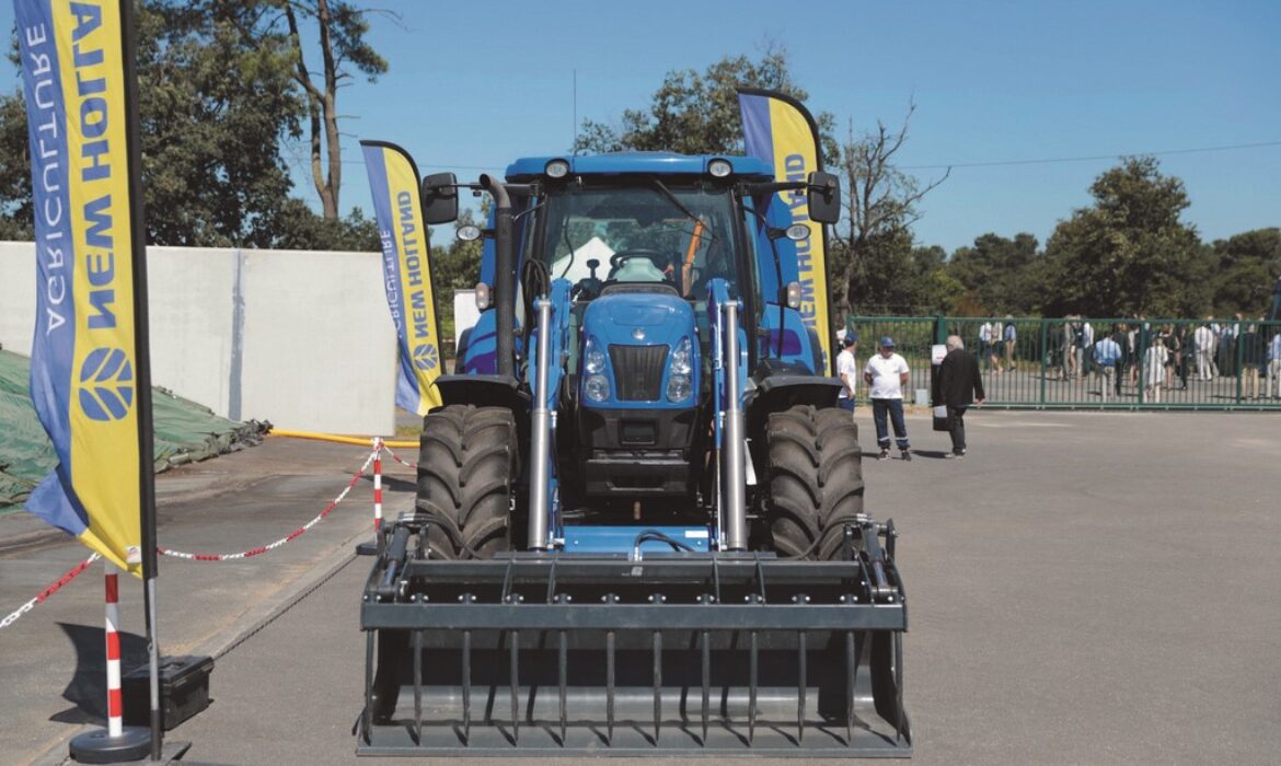 New Holland presenta su prototipo de tractor alimentado con metano, el New Holland T6.180 Methane Power